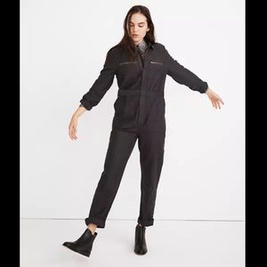 Madewell Zip Pocket Coverall Jumpsuit NWT L